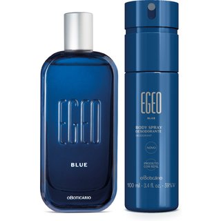 Combo Egeo Blue: Desodorante Colônia 90ml + Body Spray 100ml