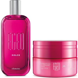 Combo Egeo Dolce: Desodorante Colônia 90ml + Merengue Mousse Hidratante 250g