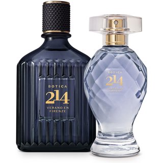 Combo Botica 214 Verano en Firenze: Eau de Parfum Feminino 75ml + Eau de Parfum Masculino 90ml