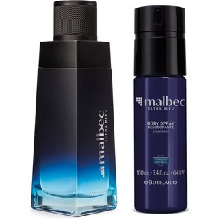 Combo Malbec Ultra Bleu: Desodorante Colônia 100ml + Desodorante Body Spray 100ml