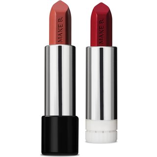 Combo Batom Cremoso Make B.: Soft Nude 3,6 g + Refil Revolution Red 3,6g
