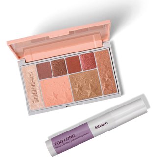 Combo Intense: Palette Multifuncional 1# Rose 13,2g + Máscara de Cílios Preta 11g