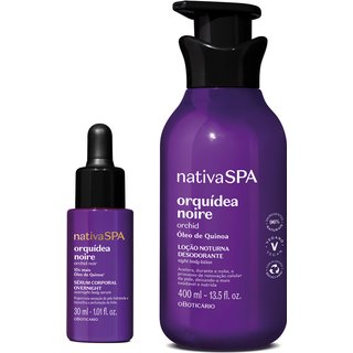 Combo Nativa SPA Orquídea Noire: Loção Corporal 400ml + Sérum Corporal 30ml