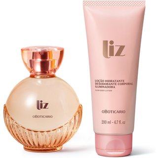 Combo Liz: Desodorante Colônia 100ml + Loção Iluminadora Corporal 200ml