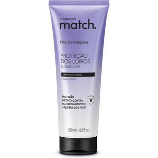 Condicionador Match. Proteção dos Loiros 250ml