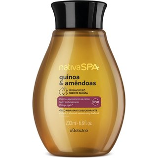 Óleo Desodorante Hidratante Corporal Nativa SPA Quinoa & Amêndoas 200ml