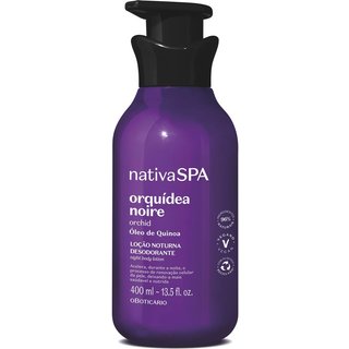 Loção Noturna Desodorante Corporal Nativa SPA Orquídea Noire 400ml