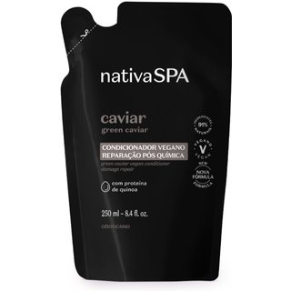 Refil Condicionador Nativa SPA Caviar Reparação Pós Química 250ml