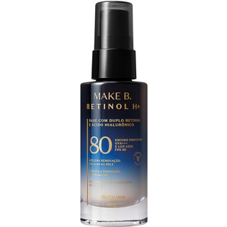 Base Líquida Cor 10 com FPS 80 Make B. Retinol H+ 26g