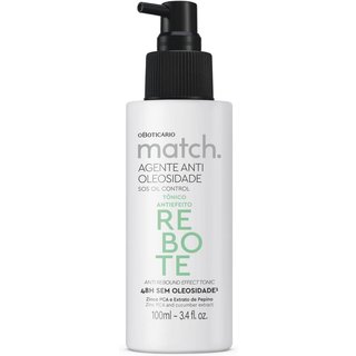 Tônico Capilar Antiefeito Rebote Match Agente Antioleosidade 100ml