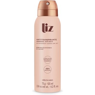 Desodorante Antitranspirante Aerossol Liz 75g/125ml