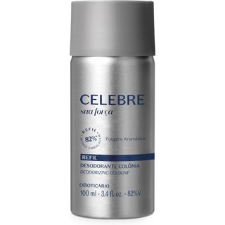 Refil Celebre Sua Força Desodorante Colônia Masculino 100ml