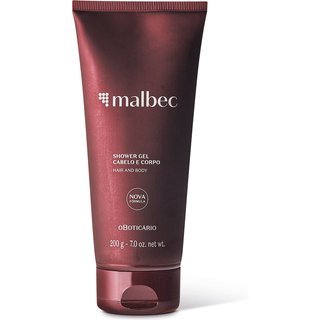 Shower Gel Cabelo e Corpo Malbec 200g