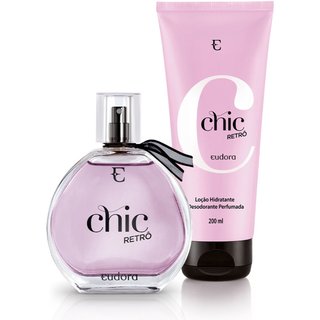 Combo Chic Retrô: Desodorante Colônia 95ml + Loção Hidratante Desodorante Corporal 200ml