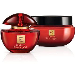 Combo Eudora Rouge: Eau de Parfum 75ml + Creme Hidratante Desodorante Corporal 250g