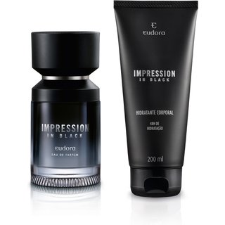 Combo Impression In Black: Eau de Parfum 100ml + Loção Hidratante Corporal 200ml