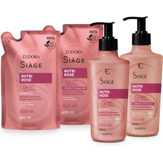 Combo Siàge Nutri Rose (4 itens)