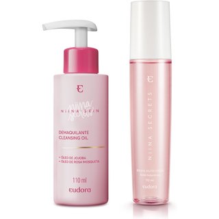 Combo Niina Secrets Skin: Bruma Facial 110ml + Demaquilante Cleasing Oil 110ml