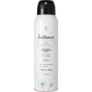Desodorante Antitranspirante Aerossol Sem Cheiro Instance 150ml/90g