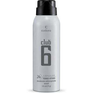 Desodorante Antitranspirante Aerossol Club 6 125ml
