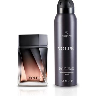 Kit Volpe Colônia Desodorante 100ml + Desodorante Antitranspirante 125ml/75g