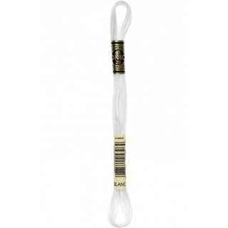 DMC Stranded Cotton Embroidery Thread Blanc White