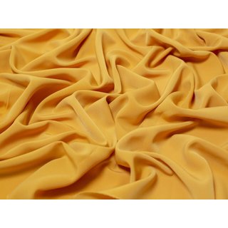 Minerva Core Range Luxury Smooth Crepe Fabric Mustard