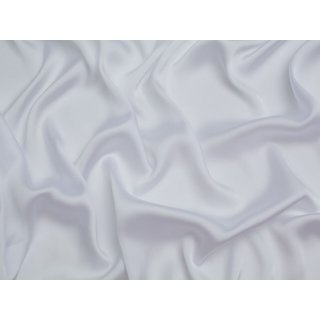 Minerva Core Range Charmeuse Silky Satin Fabric White