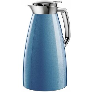 Garrafa Térmica Plaza Quick Press 1 Litro Emsa Azul Metálico