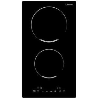 Dominó Elétrico 2 Zonas 38cm 220V Cuisinart Arkton Preto