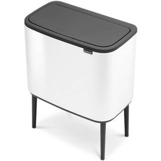 Lixeira Bo Touch Bin em Aço 11+23 Litros Brabantia Branca