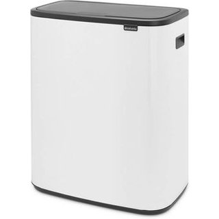Lixeira Bo Touch Bin em Aço 60 Litros Brabantia Branca