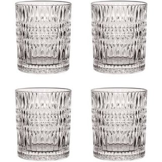 4 Copos Baixos Ethno em Vidro Cristal 294ml Nachtmann
