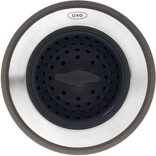 Tampa para Ralo de Pia 2 em 1 de Silicone com Trava OXO