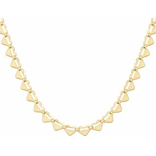Choker Coração Banhada a Ouro 18k