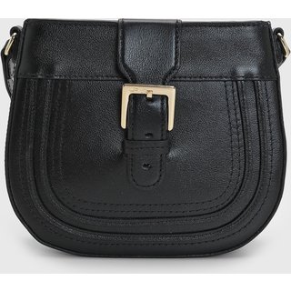 Bolsa Feminina Jorge Bischoff Média Detalhe Fivela Preta