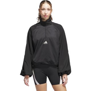 Blusa Meio Zíper adidas Basketball Pullover adidas Performance Preto