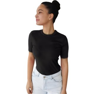 Blusa Canelada Básica Colcci