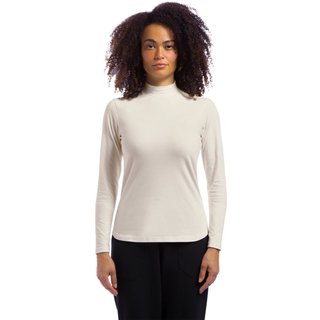 Camiseta Manga Longa Olympikus Comfy Gola Alta Feminina G Bege