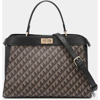 Bolsa Gaia Fiore Milano Marrom Café