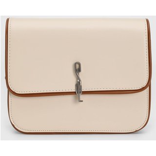 Bolsa Feminina Santa Lolla Pequena Bege e Marrom