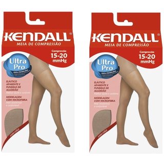 Kit com 2 Meias-calça Kendall Média Compressão - 1631 Bege
