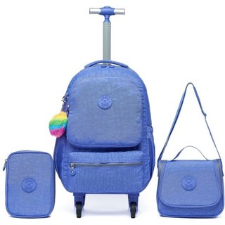Kit Mochila Rodinhas Lancheira Estojo Escolar Perfect For You