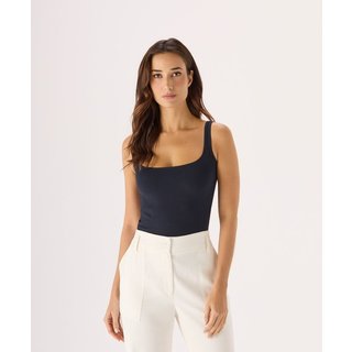 Regata Makenji Underwear Decote Quadrado Feminina Preta