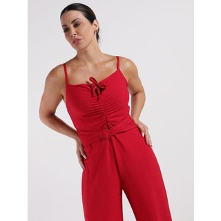 Macacão Longo Autentique Feminino VERMELHO