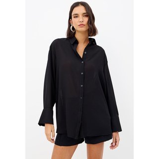Camisa Vazada Com Amarração Feminina Inblanche