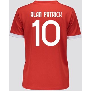 Camisa Internacional Gigante II Feminina Vermelha 10 Alan Patrick