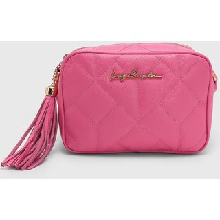 Bolsa Transversal Luiza Barcelos Alça Ajustável Rosa