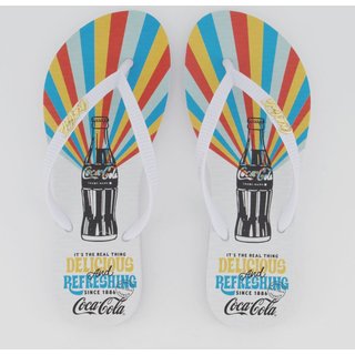 Chinelo Coca Cola Power Of Color Feminino Branco