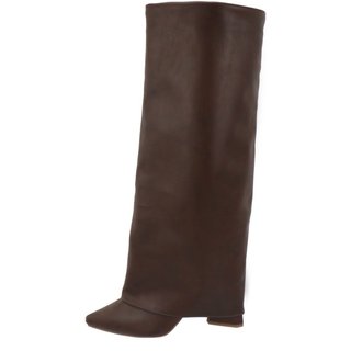 Bota Capa LeRUCHEL Cano Alto Bico Fino Marrom